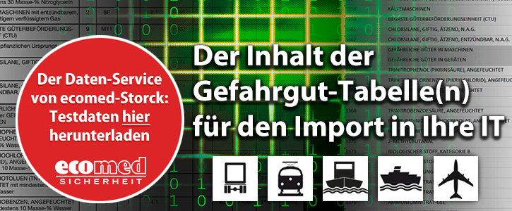 GefahrgutDaten in ITSysteme importieren